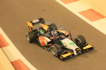 World © Octane Photographic Ltd. Saturday 22nd November 2014. GP2 Race 1 – Abu Dhabi GP - Yas Marina Circuit, United Arab Emirates. Nicholas Latifi - Hilmer Motorsport. Digital Ref: 1167CB1D8657
