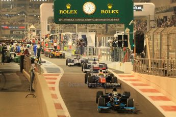 World © Octane Photographic Ltd. Saturday 22nd November 2014. GP2 Race 1 – Abu Dhabi GP - Yas Marina Circuit, United Arab Emirates. Nathanael Berthon - Venezuela GP Lazarus. Digital Ref : 1167CB1D8671