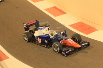 World © Octane Photographic Ltd. Saturday 22nd November 2014. GP2 Race 1 – Abu Dhabi GP - Yas Marina Circuit, United Arab Emirates. Sergio Canamasas - Trident. Digital Ref : 1167CB1D8676