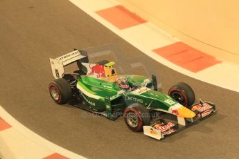 World © Octane Photographic Ltd. Saturday 22nd November 2014. GP2 Race 1 – Abu Dhabi GP - Yas Marina Circuit, United Arab Emirates. Pierre Gasly - EQ8 Caterham Racing. Digital Ref :1167CB1D8685