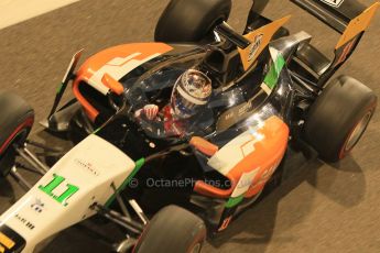 World © Octane Photographic Ltd. Saturday 22nd November 2014. GP2 Race 1 – Abu Dhabi GP - Yas Marina Circuit, United Arab Emirates. Nicholas Latifi - Hilmer Motorsport. Digital Ref: 1167CB1D8769