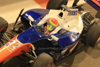 World © Octane Photographic Ltd. Saturday 22nd November 2014. GP2 Race 1 – Abu Dhabi GP - Yas Marina Circuit, United Arab Emirates. Sergio Canamasas - Trident. Digital Ref : 1167CB1D8785
