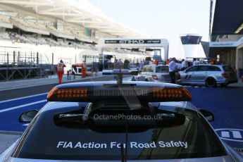 World © Octane Photographic Ltd. 2014 Formula 1 Abu Dhabi Grand Prix, GP3 Race 1, Saturday 22nd November 2014. Mercedes Benz AMG SLS Safety Car. Digital Ref : 1164CB1D5730