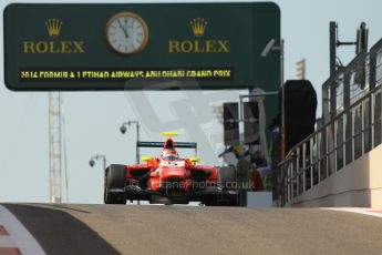 World © Octane Photographic Ltd. 2014 Formula 1 Abu Dhabi Grand Prix, GP3 Race 1, Saturday 22nd November 2014. Patrick Niederhauser - Arden International. Digital Ref : 1164CB1D7703