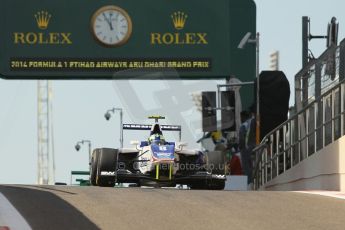 World © Octane Photographic Ltd. 2014 Formula 1 Abu Dhabi Grand Prix, GP3 Race 1, Saturday 22nd November 2014. Jimmy Eriksson - Koiranen GP. Digital Ref : 1164CB1D7734