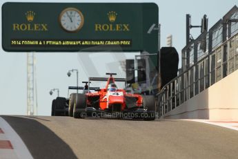 World © Octane Photographic Ltd. 2014 Formula 1 Abu Dhabi Grand Prix, GP3 Race 1, Saturday 22nd November 2014. Robert Visoiu - Arden International. Digital Ref : 1164CB1D7747