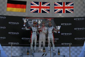 World © Octane Photographic Ltd. Saturday 22nd November 2014. GP3 Qualifying – Abu Dhabi GP - Yas Marina Circuit, United Arab Emirates. Dean Stoneman. Koiranen GP and Marvin Kirchhofer and Dino Zamparelli - ART Grand Prix. Digital Ref : 1164LB1D0010