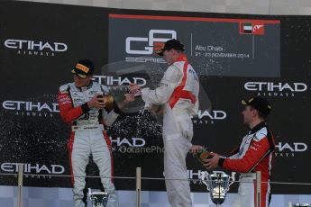 World © Octane Photographic Ltd. Saturday 22nd November 2014. GP3 Qualifying – Abu Dhabi GP - Yas Marina Circuit, United Arab Emirates. Dean Stoneman. Koiranen GP and Marvin Kirchhofer and Dino Zamparelli - ART Grand Prix. Digital Ref : 1164LB1D0025
