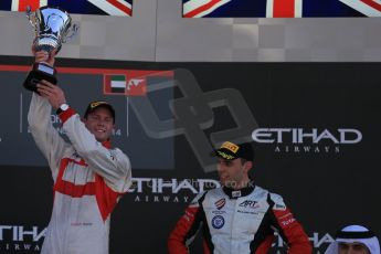 World © Octane Photographic Ltd. Saturday 22nd November 2014. GP3 Qualifying – Abu Dhabi GP - Yas Marina Circuit, United Arab Emirates. Dean Stoneman. Koiranen GP and Dino Zamparelli - ART Grand Prix. Digital Ref : 1164LB1D9973