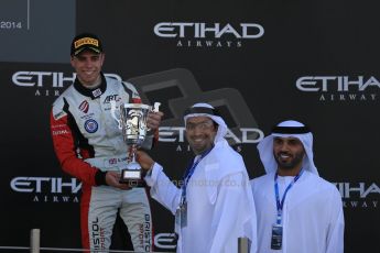 World © Octane Photographic Ltd. Saturday 22nd November 2014. GP3 Qualifying – Abu Dhabi GP - Yas Marina Circuit, United Arab Emirates. Dino Zamparelli - ART Grand Prix. Digital Ref :1164LB1D9992