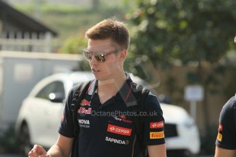 World © Octane Photographic Ltd. Friday 21st November 2014. Abu Dhabi Grand Prix - Yas Marina Circuit - Formula 1 Practice 1. Scuderia Toro Rosso STR 9 – Daniil Kvyat. Digital Ref:
