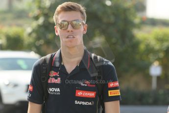 World © Octane Photographic Ltd. Friday 21st November 2014. Abu Dhabi Grand Prix - Yas Marina Circuit - Formula 1 Practice 1. Scuderia Toro Rosso STR 9 – Daniil Kvyat. Digital Ref: