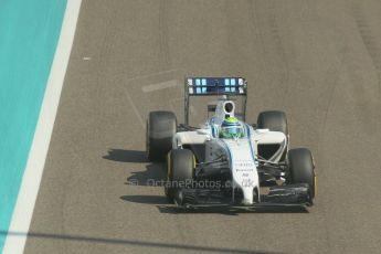 World © Octane Photographic Ltd. Friday 21st November 2014. Abu Dhabi Grand Prix - Yas Marina Circuit - Formula 1 Practice 1. Williams Racing FW36 – Felipe Massa. Digital Ref: