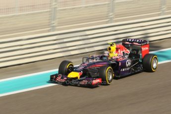 World © Octane Photographic Ltd. Friday 21st November 2014. Abu Dhabi Grand Prix - Yas Marina Circuit - Formula 1 Practice 1. Infiniti Red Bull Racing RB10 – Daniel Ricciardo. Digital Ref: