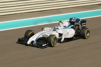 World © Octane Photographic Ltd. Friday 21st November 2014. Abu Dhabi Grand Prix - Yas Marina Circuit - Formula 1 Practice 1. Williams Racing FW36 – Valtteri Bottas. Digital Ref: