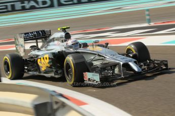 World © Octane Photographic Ltd. Friday 21st November 2014. Abu Dhabi Grand Prix - Yas Marina Circuit - Formula 1 Practice 1. McLaren Mercedes MP4/29 – Kevin Magnussen. Digital Ref: 1158CB1D6395