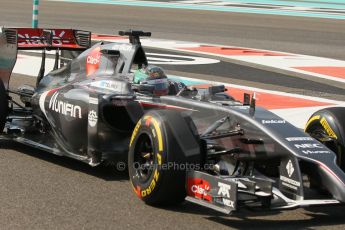 World © Octane Photographic Ltd. Friday 21st November 2014. Abu Dhabi Grand Prix - Yas Marina Circuit - Formula 1 Practice 1. Sauber C33 – Adderly Fong. Digital Ref: 1158CB1D6406
