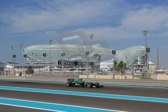 World © Octane Photographic Ltd. Friday 21st November 2014. Abu Dhabi Grand Prix - Yas Marina Circuit - Formula 1 Practice 1. Caterham F1 Team CT05 – William Stevens. Digital Ref: