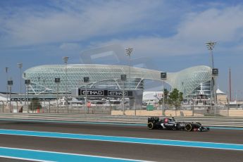 World © Octane Photographic Ltd. Friday 21st November 2014. Abu Dhabi Grand Prix - Yas Marina Circuit - Formula 1 Practice 1. Sauber C33 – Esteban Gutierrez. Digital Ref :