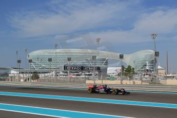 World © Octane Photographic Ltd. Friday 21st November 2014. Abu Dhabi Grand Prix - Yas Marina Circuit - Formula 1 Practice 1. Scuderia Toro Rosso STR 9 – Daniil Kvyat. Digital Ref: