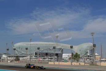 World © Octane Photographic Ltd. Friday 21st November 2014. Abu Dhabi Grand Prix - Yas Marina Circuit - Formula 1 Practice 1. McLaren Mercedes MP4/29 – Kevin Magnussen. Digital Ref: