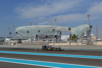 World © Octane Photographic Ltd. Friday 21st November 2014. Abu Dhabi Grand Prix - Yas Marina Circuit - Formula 1 Practice 1. McLaren Mercedes MP4/29 - Jenson Button. Digital Ref: