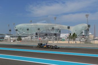 World © Octane Photographic Ltd. Friday 21st November 2014. Abu Dhabi Grand Prix - Yas Marina Circuit - Formula 1 Practice 1. McLaren Mercedes MP4/29 - Jenson Button. Digital Ref: