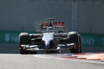 World © Octane Photographic Ltd. Friday 21st November 2014. Abu Dhabi Grand Prix - Yas Marina Circuit - Formula 1 Practice 1. Sauber C33 – Adderly Fong. Digital Ref: 1158LB1D4234