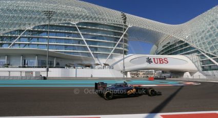World © Octane Photographic Ltd. Friday 21st November 2014. Abu Dhabi Grand Prix - Yas Marina Circuit - Formula 1 Practice 1. McLaren Mercedes MP4/29 - Jenson Button. Digital Ref: 1158LB1D4374