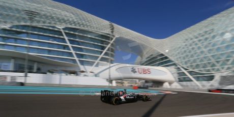 World © Octane Photographic Ltd. Friday 21st November 2014. Abu Dhabi Grand Prix - Yas Marina Circuit - Formula 1 Practice 1. Sauber C33 – Adderly Fong. Digital Ref: 1158LB1D4497