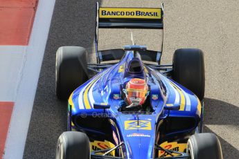 World © Octane Photographic Ltd. Sunday 23rd November 2014. GP2 Race 2 – Abu Dhabi GP - Yas Marina Circuit, United Arab Emirates. Felipe Nasr - Carlin. Digital Ref : 1170CB1D9257