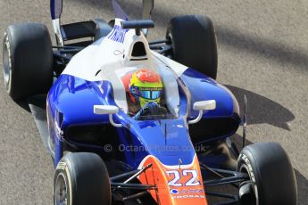 World © Octane Photographic Ltd. Sunday 23rd November 2014. GP2 Race 2 – Abu Dhabi GP - Yas Marina Circuit, United Arab Emirates. Sergio Canamasas - Trident. Digital Ref : 1170CB1D9273