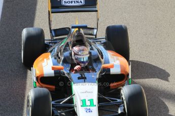 World © Octane Photographic Ltd. Sunday 23rd November 2014. GP2 Race 2 – Abu Dhabi GP - Yas Marina Circuit, United Arab Emirates. Nicholas Latifi - Hilmer Motorsport. Digital Ref: 1170CB1D9298