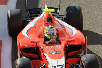 World © Octane Photographic Ltd. Sunday 23rd November 2014. GP2 Race 2 – Abu Dhabi GP - Yas Marina Circuit, United Arab Emirates. Andre Negrao - Arden International. Digital Ref :1170CB1D9312