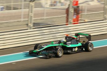 World © Octane Photographic Ltd. Friday 21st November 2014. GP3 Practice – Abu Dhabi GP - Yas Marina Circuit, United Arab Emirates. Alfonso Cellis Jr - Status Grand Prix. Digital Ref :