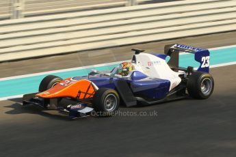 World © Octane Photographic Ltd.  Friday 21st November 2014. GP3 Practice – Abu Dhabi GP - Yas Marina Circuit, United Arab Emirates. Kang Ling - Fontana – Trident. Digital Ref :