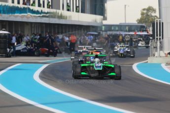 World © Octane Photographic Ltd. Friday 21st November 2014. GP3 Practice – Abu Dhabi GP - Yas Marina Circuit, United Arab Emirates. Alfonso Cellis Jr - Status Grand Prix. Digital Ref :