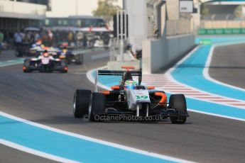World © Octane Photographic Ltd. Friday 21st November 2014. GP3 Practice – Abu Dhabi GP - Yas Marina Circuit, United Arab Emirates. Riccardo Agostini - Hilmer Motorsport. Digital Ref :