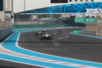 World © Octane Photographic Ltd. Friday 21st November 2014. GP3 Practice – Abu Dhabi GP - Yas Marina Circuit, United Arab Emirates. Matheo Tuscher - Jenzer Motorsport and Nelson Mason - Hilmer Motorsport. Digital Ref :1157LB1D2753