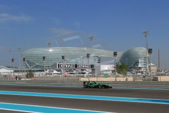 World © Octane Photographic Ltd. Friday 21st November 2014. GP3 Practice – Abu Dhabi GP - Yas Marina Circuit, United Arab Emirates. Richie Stanaway - Status Grand Prix. Digital Ref :1157LB1D2887