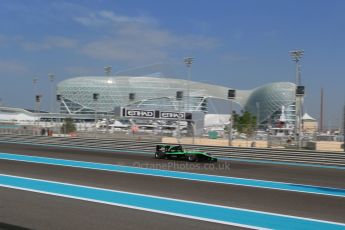 World © Octane Photographic Ltd.  Friday 21st November 2014. GP3 Practice – Abu Dhabi GP - Yas Marina Circuit, United Arab Emirates. Nick Yelloly – Status Grand Prix. Digital Ref : 1157LB1D3038
