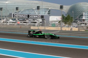 World © Octane Photographic Ltd. Friday 21st November 2014. GP3 Practice – Abu Dhabi GP - Yas Marina Circuit, United Arab Emirates. Alfonso Cellis Jr - Status Grand Prix. Digital Ref :1157LB1D3172