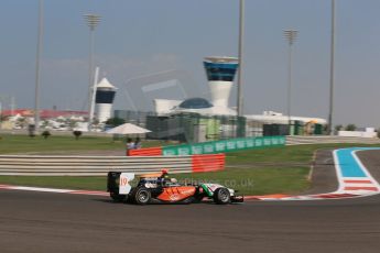 World © Octane Photographic Ltd. Friday 21st November 2014. GP3 Practice – Abu Dhabi GP - Yas Marina Circuit, United Arab Emirates. Riccardo Agostini - Hilmer Motorsport. Digital Ref :1157LB1D3275