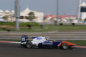 World © Octane Photographic Ltd. Friday 21st November 2014. GP3 Practice – Abu Dhabi GP - Yas Marina Circuit, United Arab Emirates. Patrik Kujala - Trident. Digital Ref :1157LB1D3336