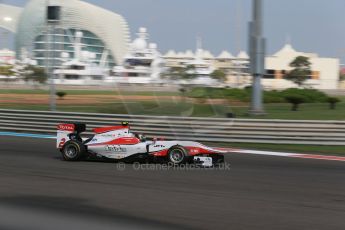 World © Octane Photographic Ltd. Friday 21st November 2014. GP3 Practice – Abu Dhabi GP - Yas Marina Circuit, United Arab Emirates. Marvin Kirchhofer - ART Grand Prix. Digital Ref :1157LB1D3363