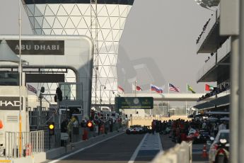 World © Octane Photographic Ltd.  Friday 21st November 2014. GP3 Qualifying – Abu Dhabi GP - Yas Marina Circuit, United Arab Emirates. Pitlane. Digital Ref :