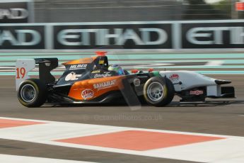 World © Octane Photographic Ltd. Friday 21st November 2014. GP3 Qualifying – Abu Dhabi GP - Yas Marina Circuit, United Arab Emirates. Riccardo Agostini - Hilmer Motorsport. Digital Ref :