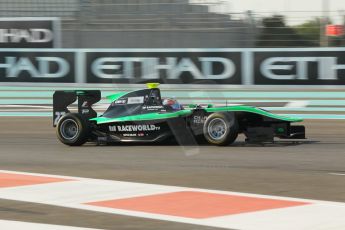 World © Octane Photographic Ltd. Friday 21st November 2014. GP3 Qualifying – Abu Dhabi GP - Yas Marina Circuit, United Arab Emirates. Richie Stanaway - Status Grand Prix. Digital Ref :