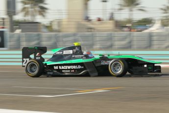 World © Octane Photographic Ltd. Friday 21st November 2014. GP3 Qualifying – Abu Dhabi GP - Yas Marina Circuit, United Arab Emirates. Richie Stanaway - Status Grand Prix. Digital Ref :