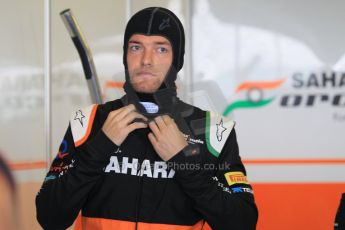 World © Octane Photographic Ltd. Tuesday 25th November 2014. Abu Dhabi Testing - Yas Marina Circuit. Sahara Force India VJM07 – Jolyon Palmer. Digital Ref : 1174CB1D7929